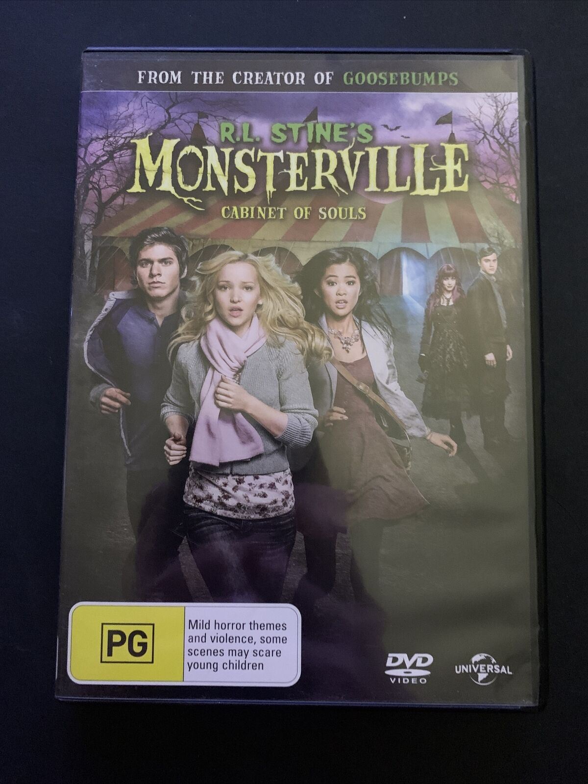 R.L. Stine's Monsterville: Cabinet of Souls (DVD, 2015) Dove Cameron. Region 4&2