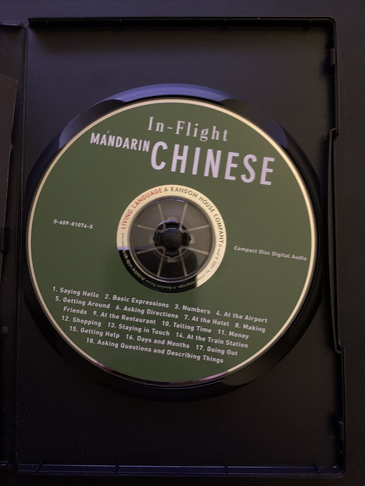 In-Flight Mandarin Chinese - Learn Before You Land CD Audio