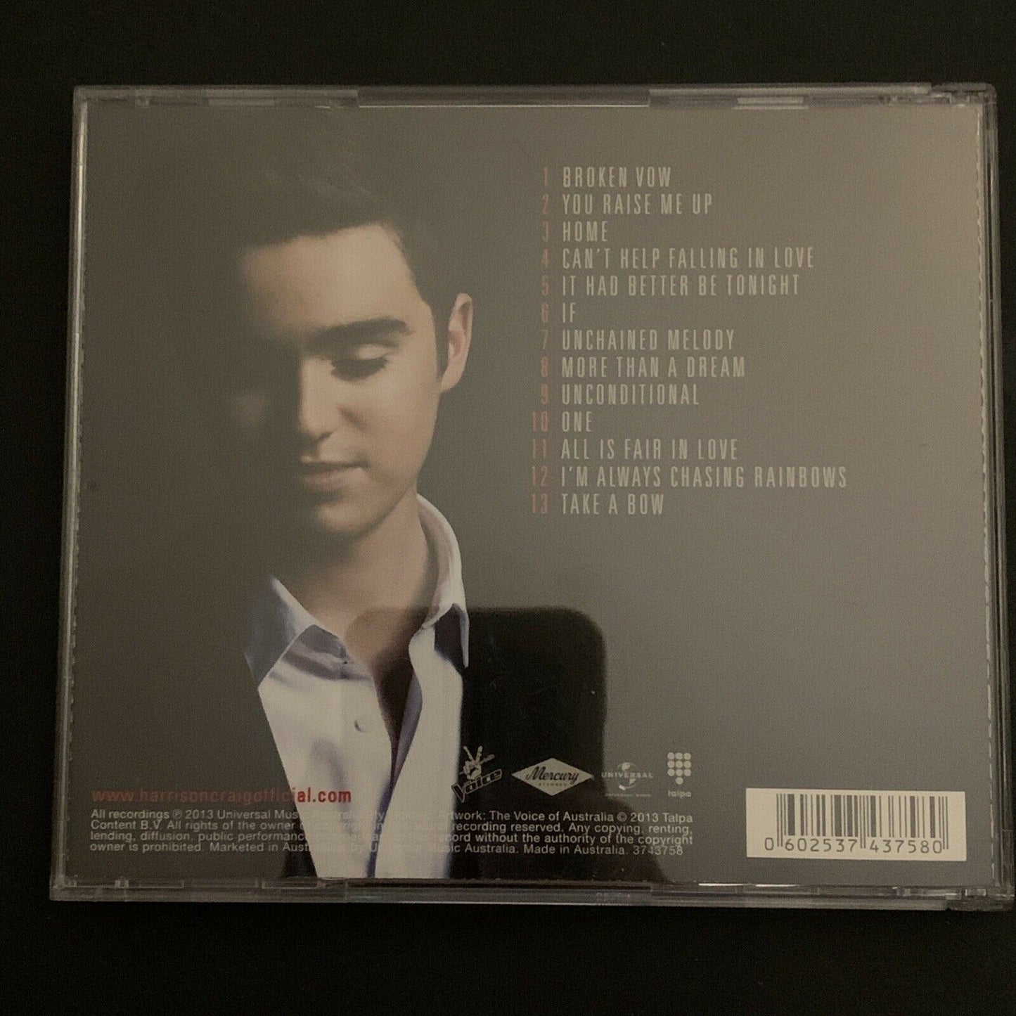 Harrison Craig - More Than a Dream (CD, 2013, Universal) Album
