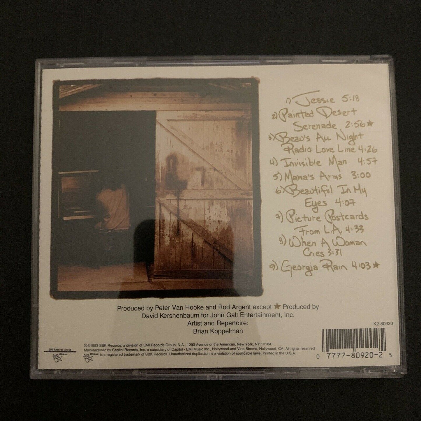 Joshua Kadison - Painted Desert Serenade (CD, 1993) Album