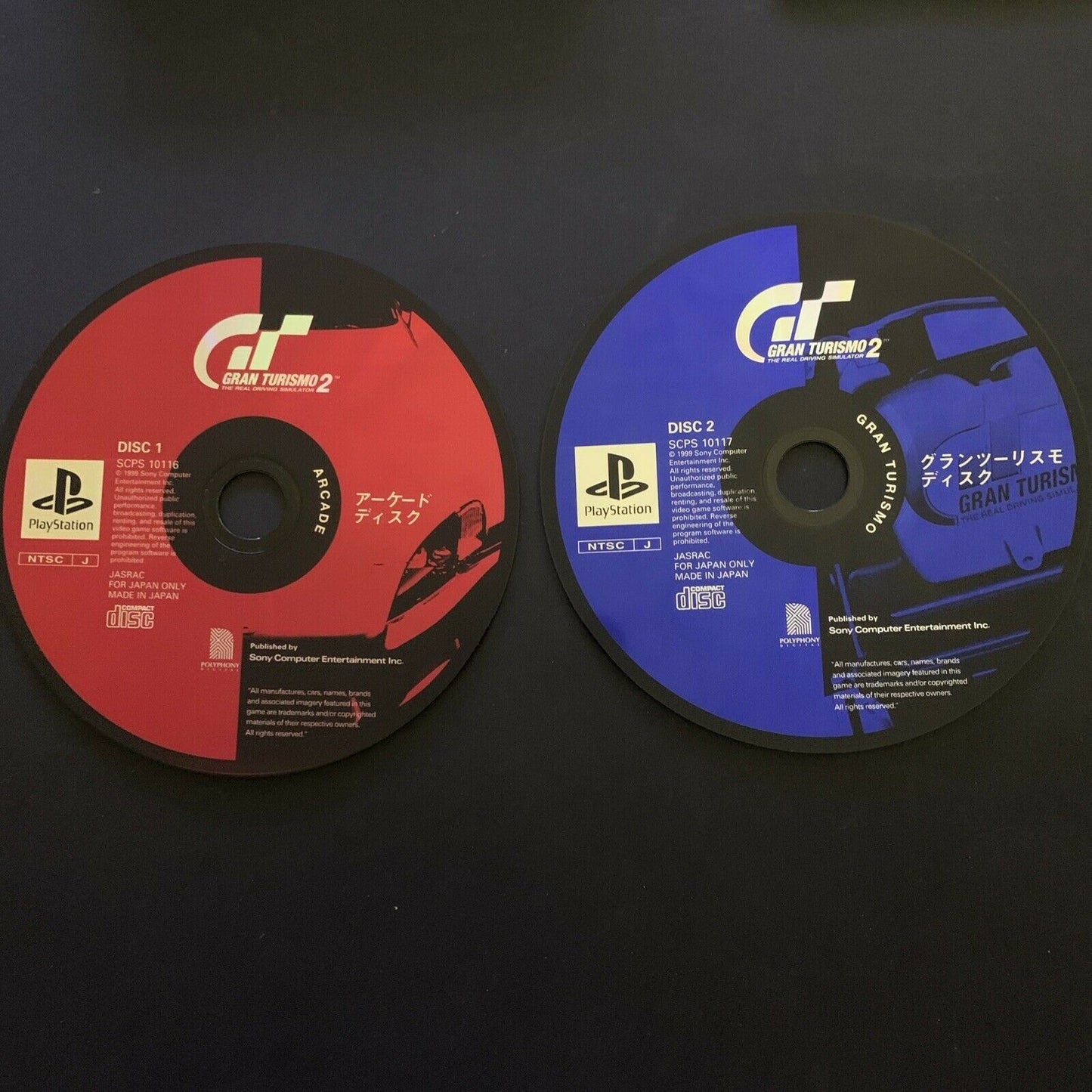 Gran Turismo 2 Driving Simulator - PlayStation 1 PS1 Game 2-Disc Japanese NTSC-J