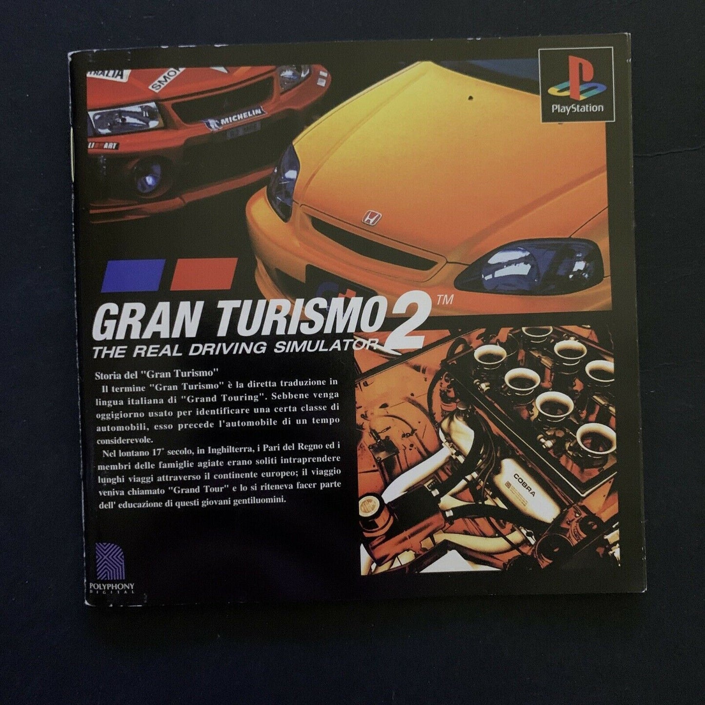 Gran Turismo 2 Driving Simulator - PlayStation 1 PS1 Game 2-Disc Japanese NTSC-J