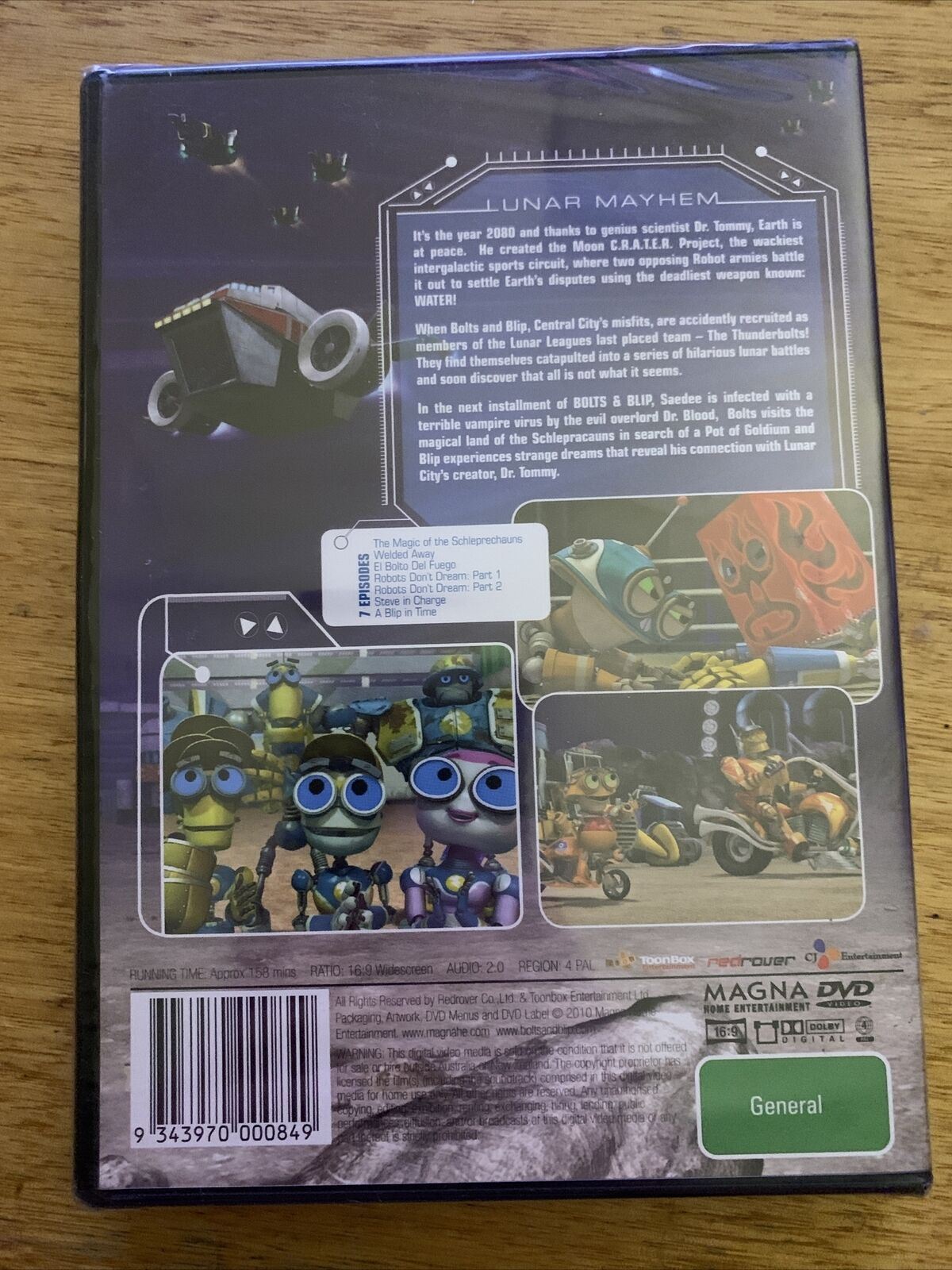 *New Sealed* Bolts & Blip - Lunar Mayhem (DVD, 2010) Region 4