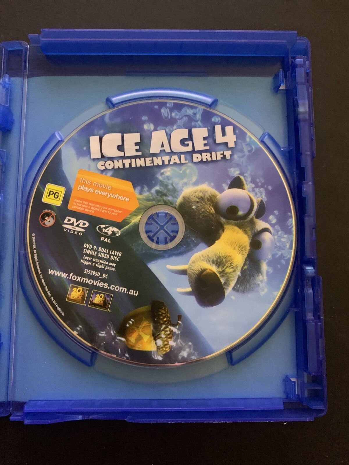 Ice Age 4 - Continental Drift (Blu-ray & DVD, 2012) Region B & 4