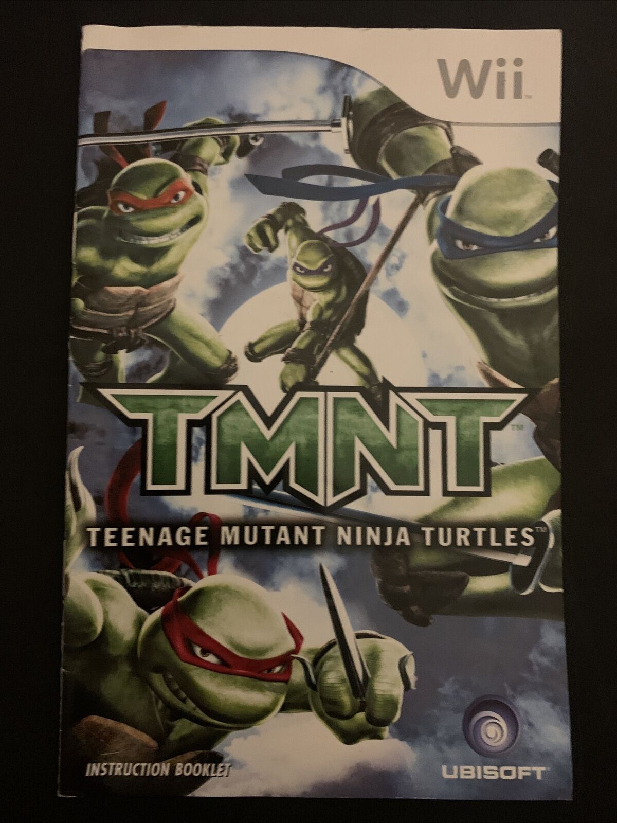 TMNT Teenage Mutant Ninja Turtles - Nintendo Wii PAL Game w Manual