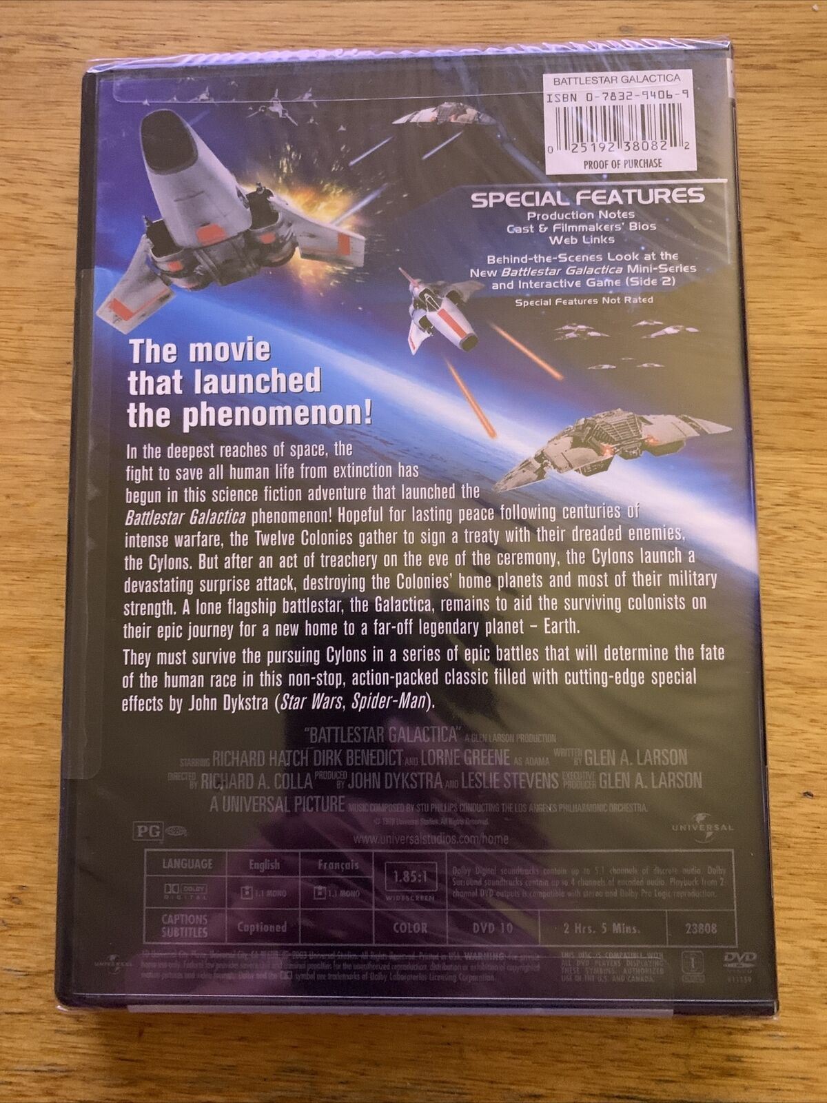 *New Sealed* Battlestar Galactica - The Movie (DVD, 1978) Region 1