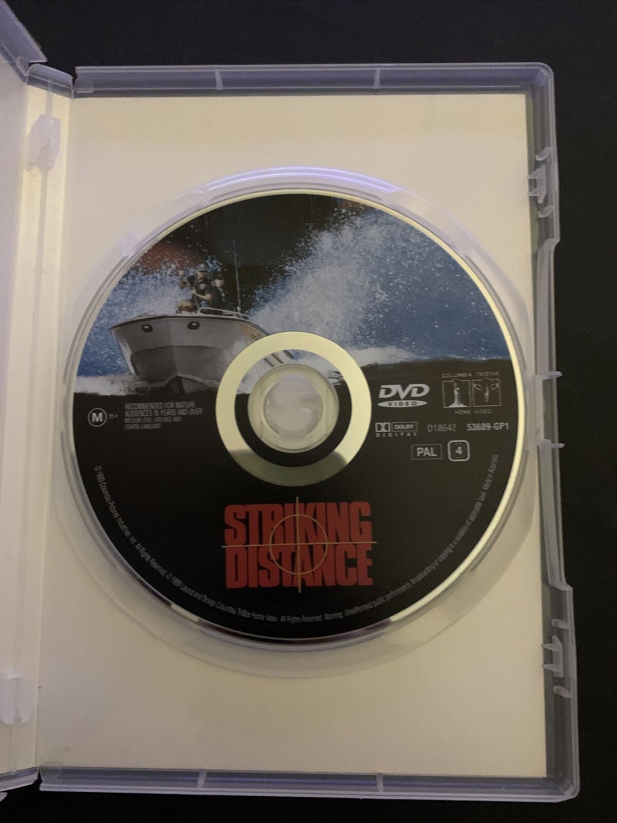 Striking Distance (DVD, 1993) Bruce Willis, Dennis Farina. Region 4