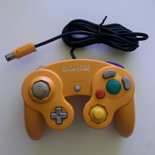 Genuine Nintendo GameCube Controller Spice Orange - 100% Genuine & Working