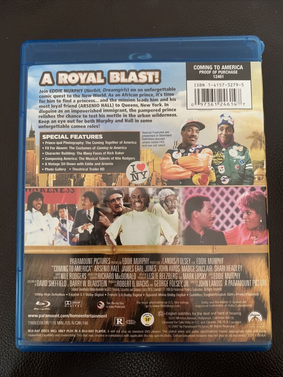 Coming to America - Special Collector's Edition (Blu-Ray, 1988) Eddie Murphy