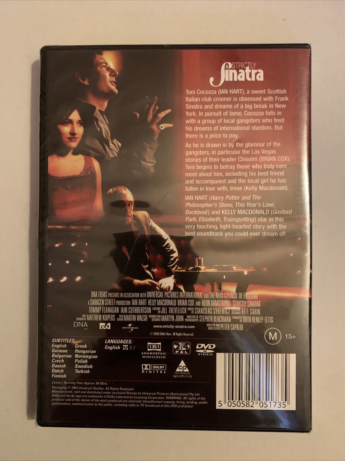 *New Sealed* Strictly Sinatra (DVD, 2001) Ian Hart, Kelly Macdonald. Region 4&2