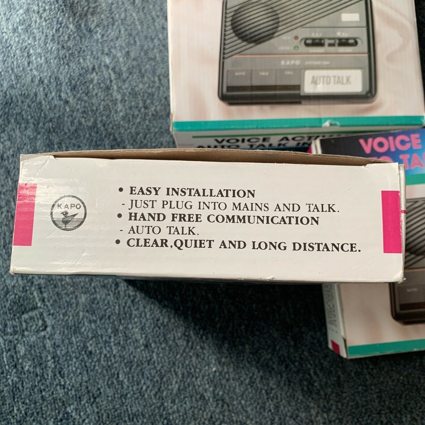 3x Vintage Voice Activated Auto Talk Intercom