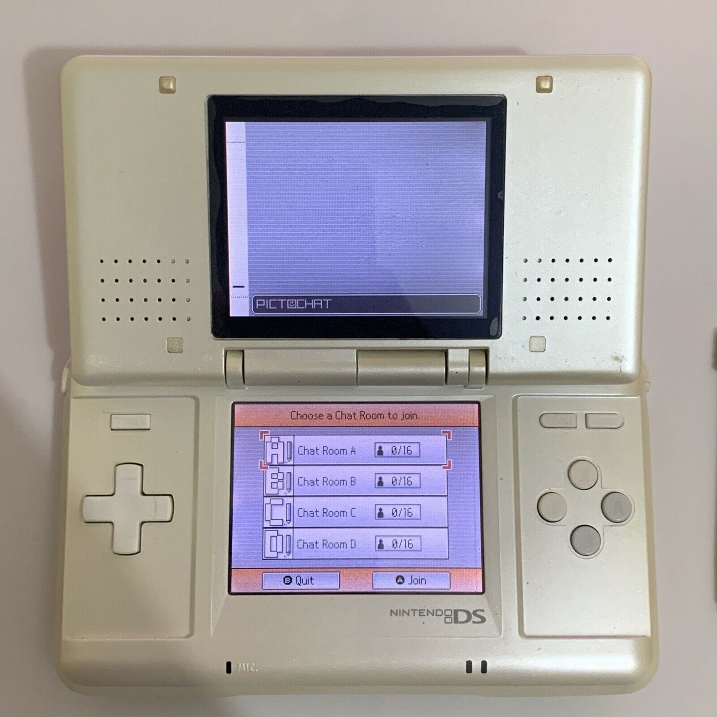 Nintendo DS Original Handheld Console & USB Charger NTR-001