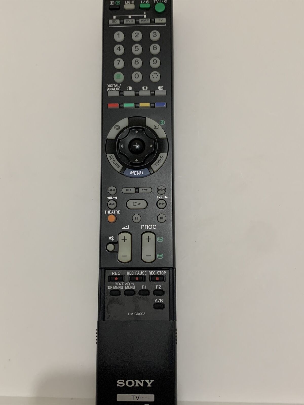Sony RM-GD003 Remote Control *No Battery Cover