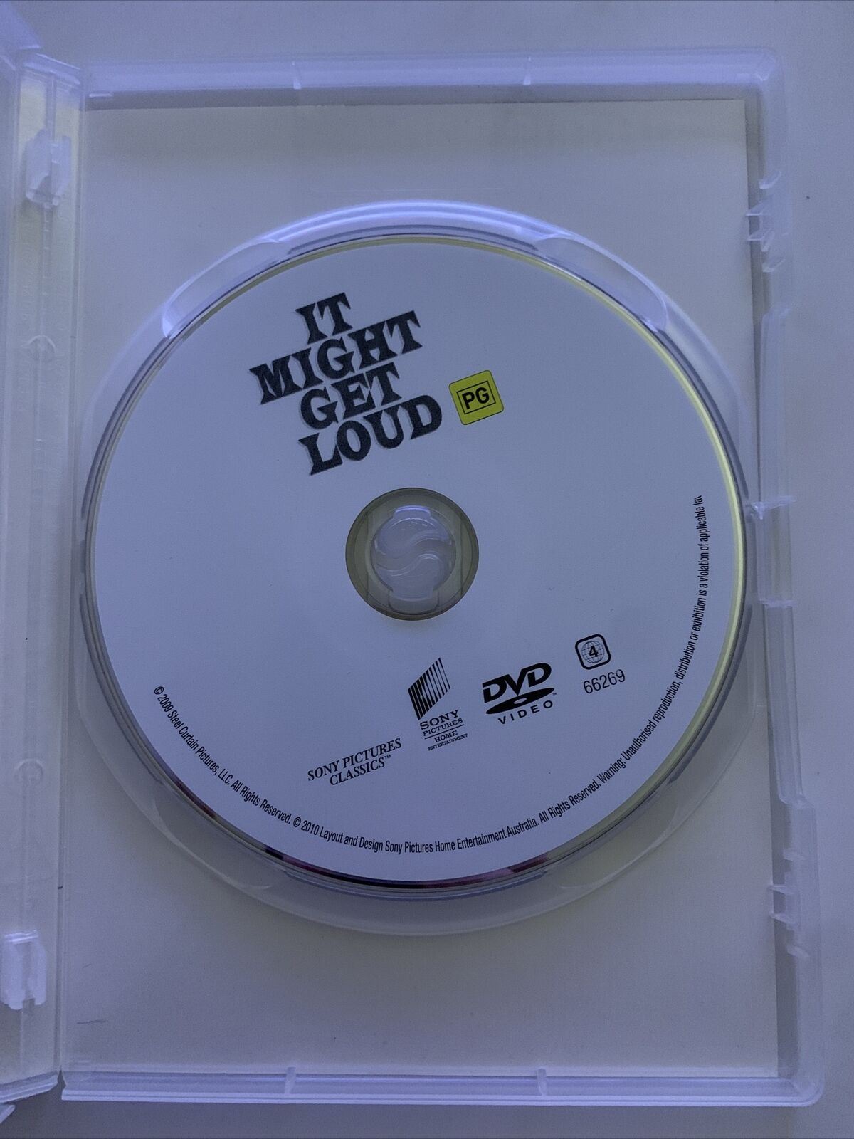 It Might Get Loud (DVD, 2008) The Edge, Jimmy Page, Jack White. Region 4&2