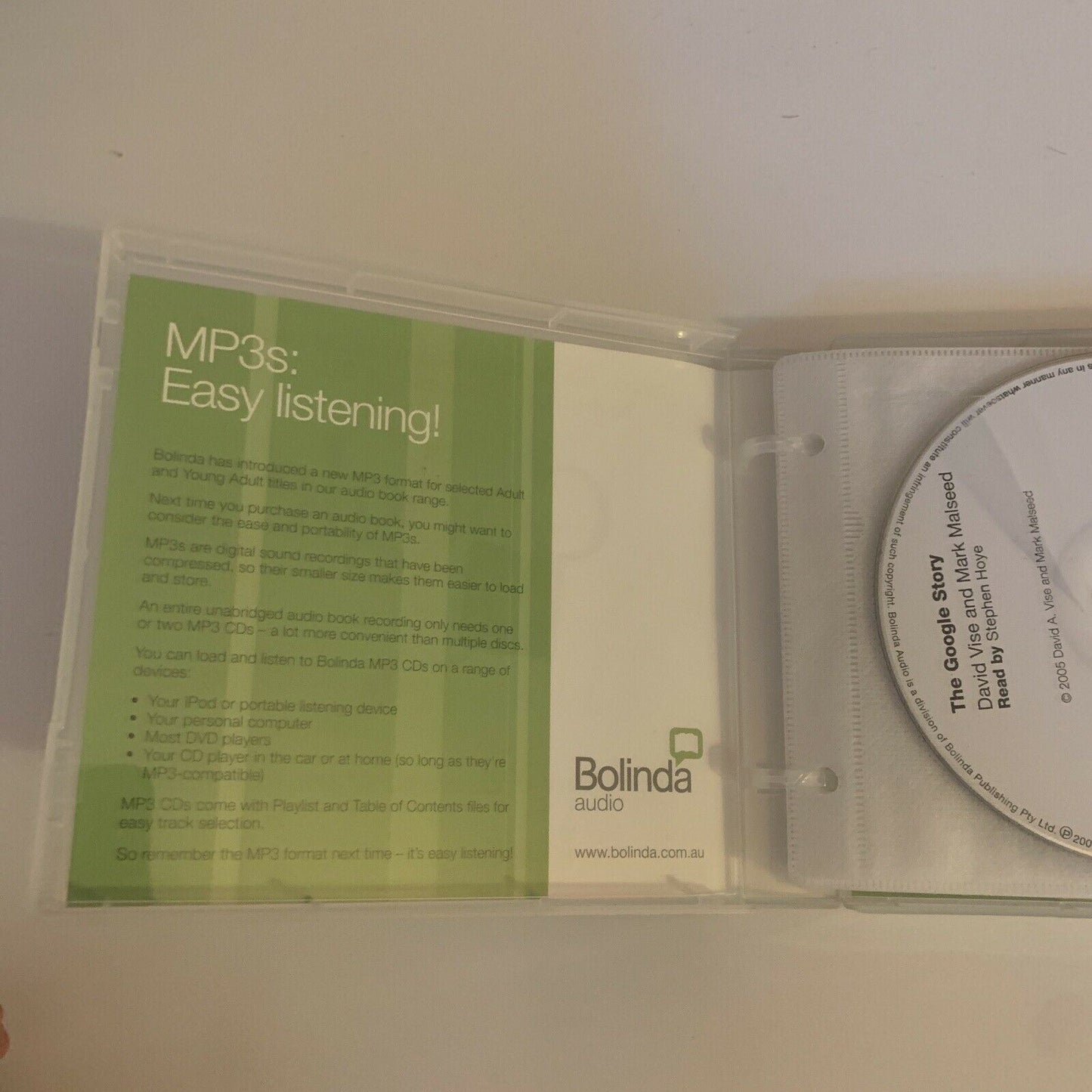 The Google Story by David A. Vise (Audio CD, 2006)