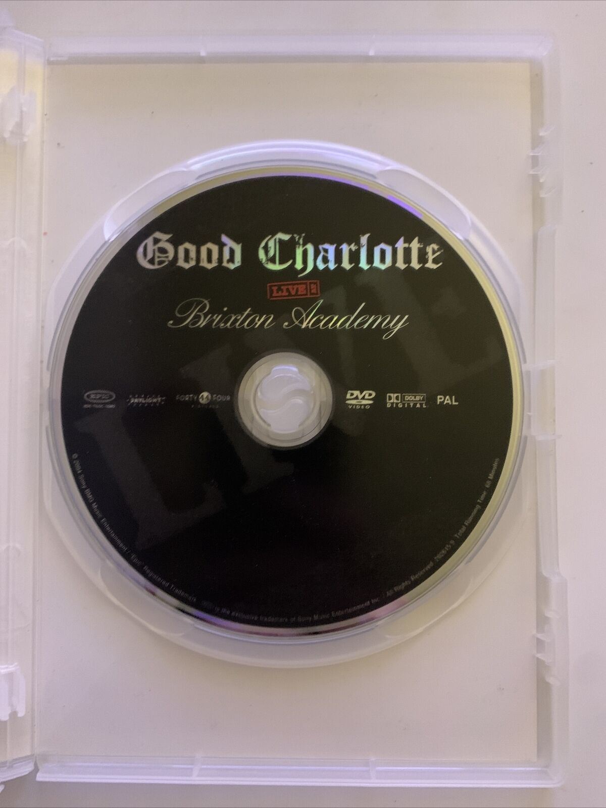 Good Charlotte - Live At Brixton Academy (DVD, 2004) All Regions