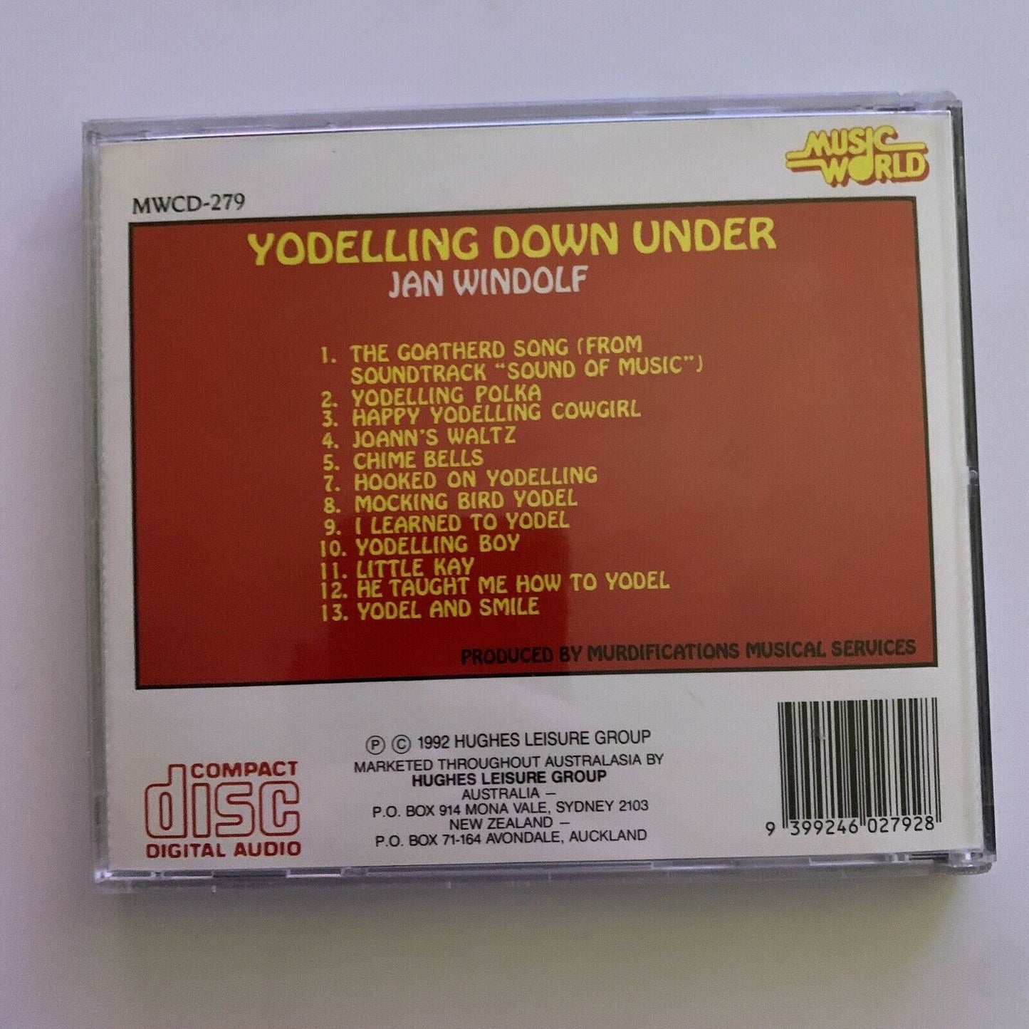 Jan Windolf – Yodelling Down Under (CD, 1992)