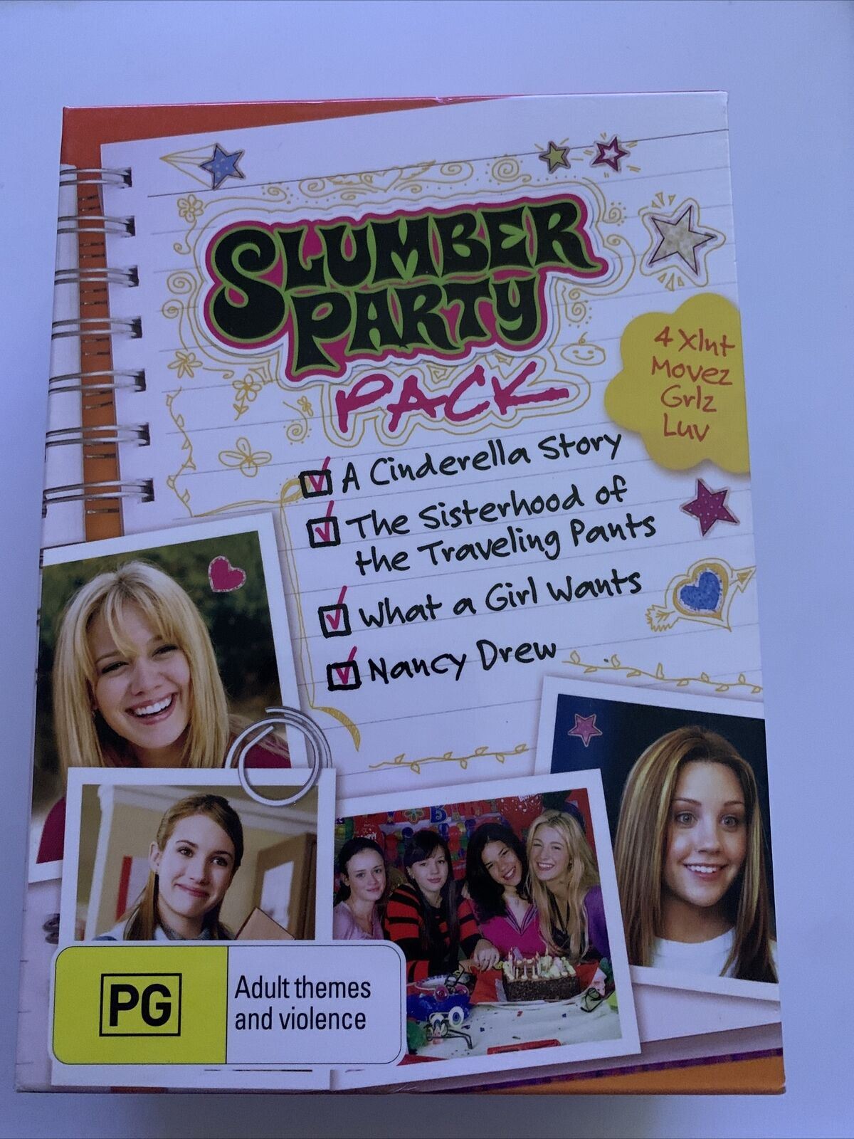 Cinderella Story, Sisterhood Traveling Pants, What A Girl Wants, Nancy Drew DVD