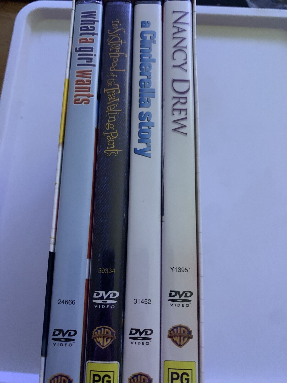 Cinderella Story, Sisterhood Traveling Pants, What A Girl Wants, Nancy Drew DVD