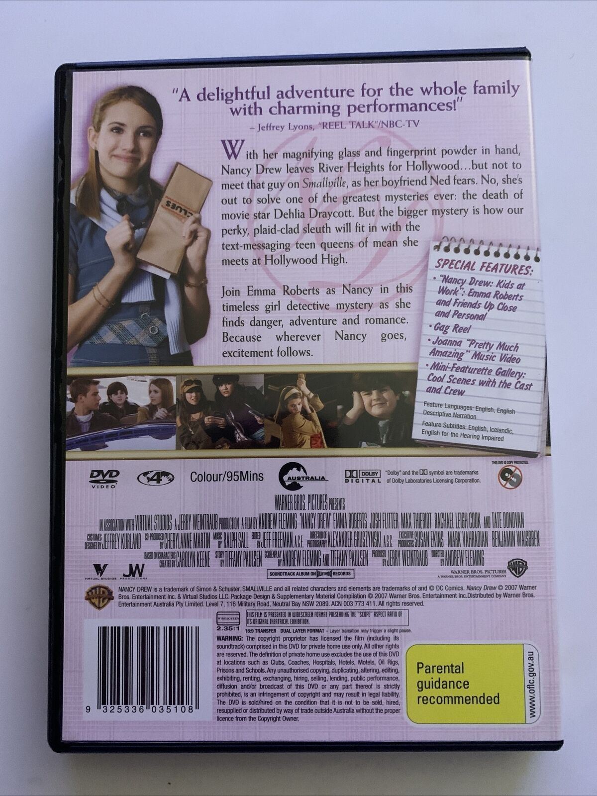 Cinderella Story, Sisterhood Traveling Pants, What A Girl Wants, Nancy Drew DVD