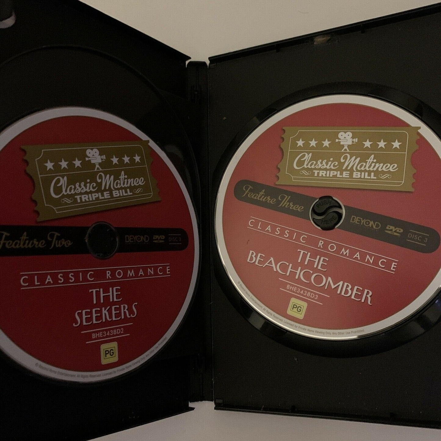 Classic Romance: The Seekers, The Beachcomber, The Astonished Heart (DVD) 3-Disc