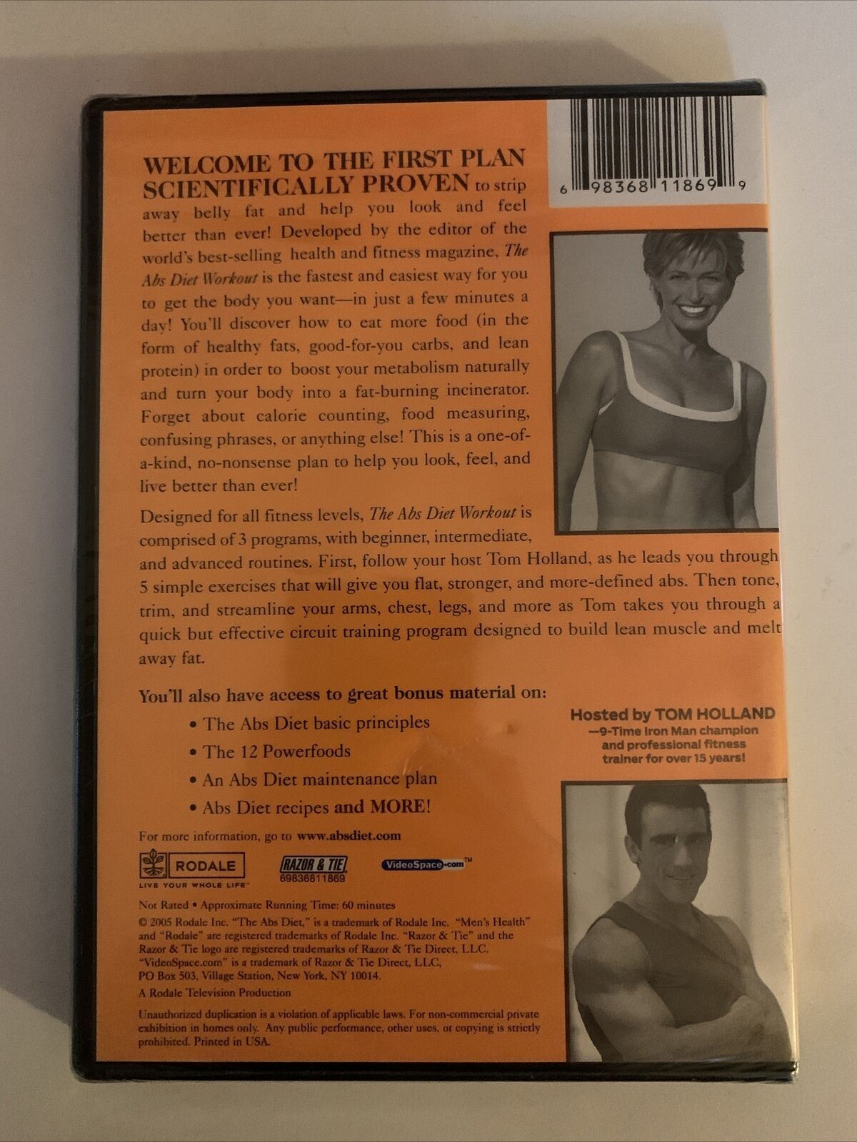 *New Sealed* The Abs Diet Workout (DVD) Flatten your stomach quickly All Regions