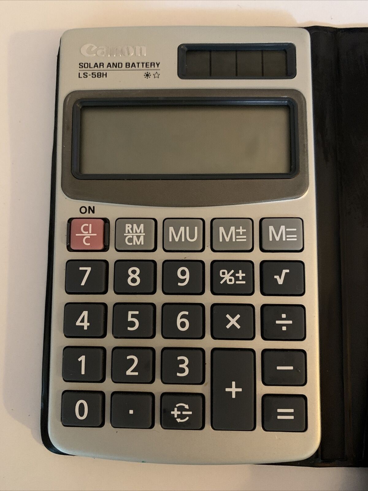 Canon LS-58H Solar Powered Pocket Calculator
