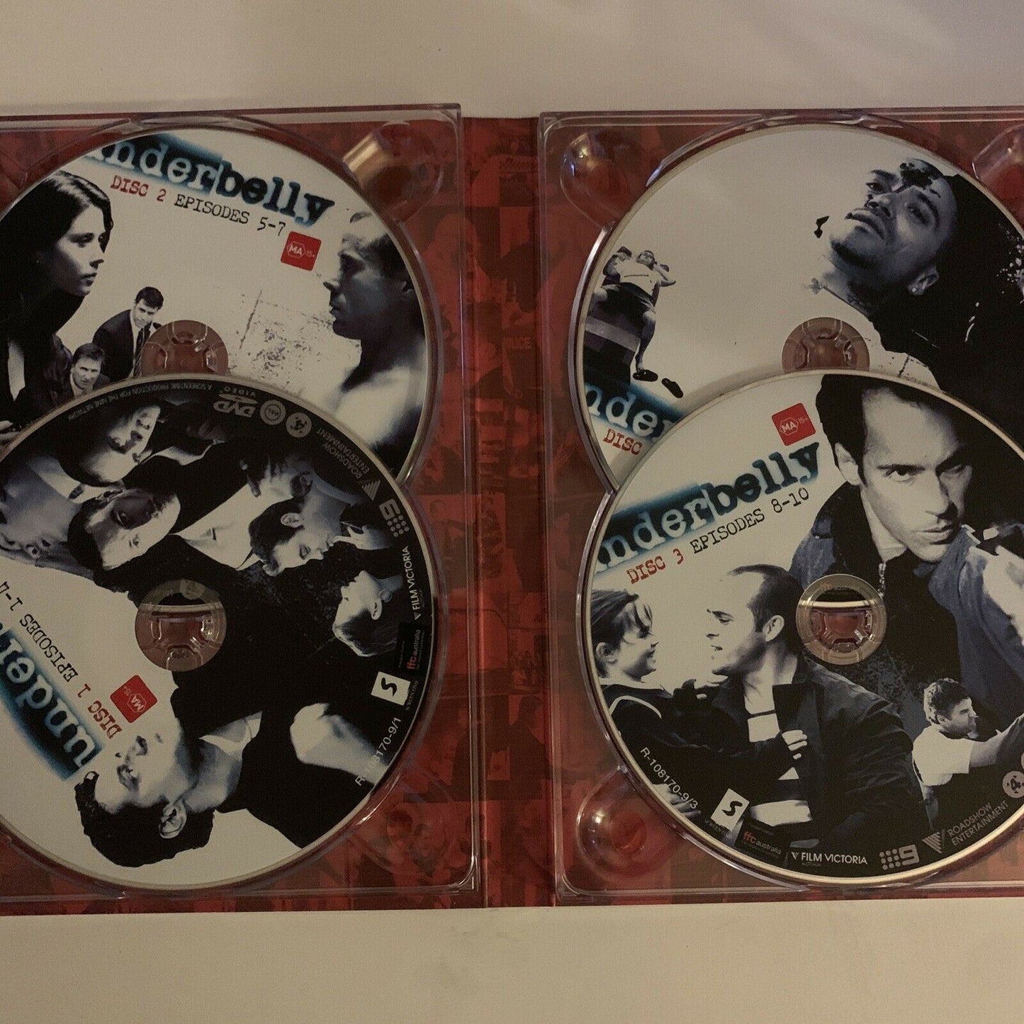 Underbelly - Uncut Edition (DVD, 2008, 4-Disc Set) Region 4