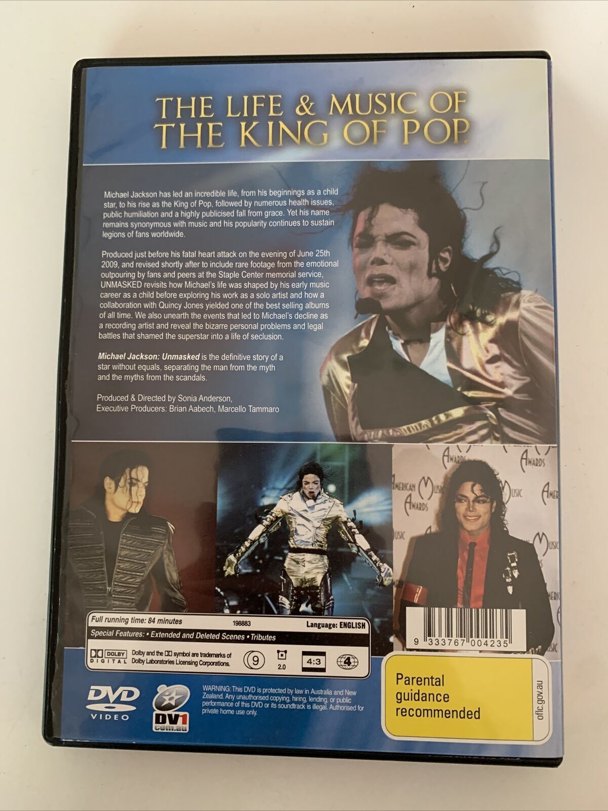 Michael Jackson - Unmasked: An Unauthorised Biography (DVD) All Regions