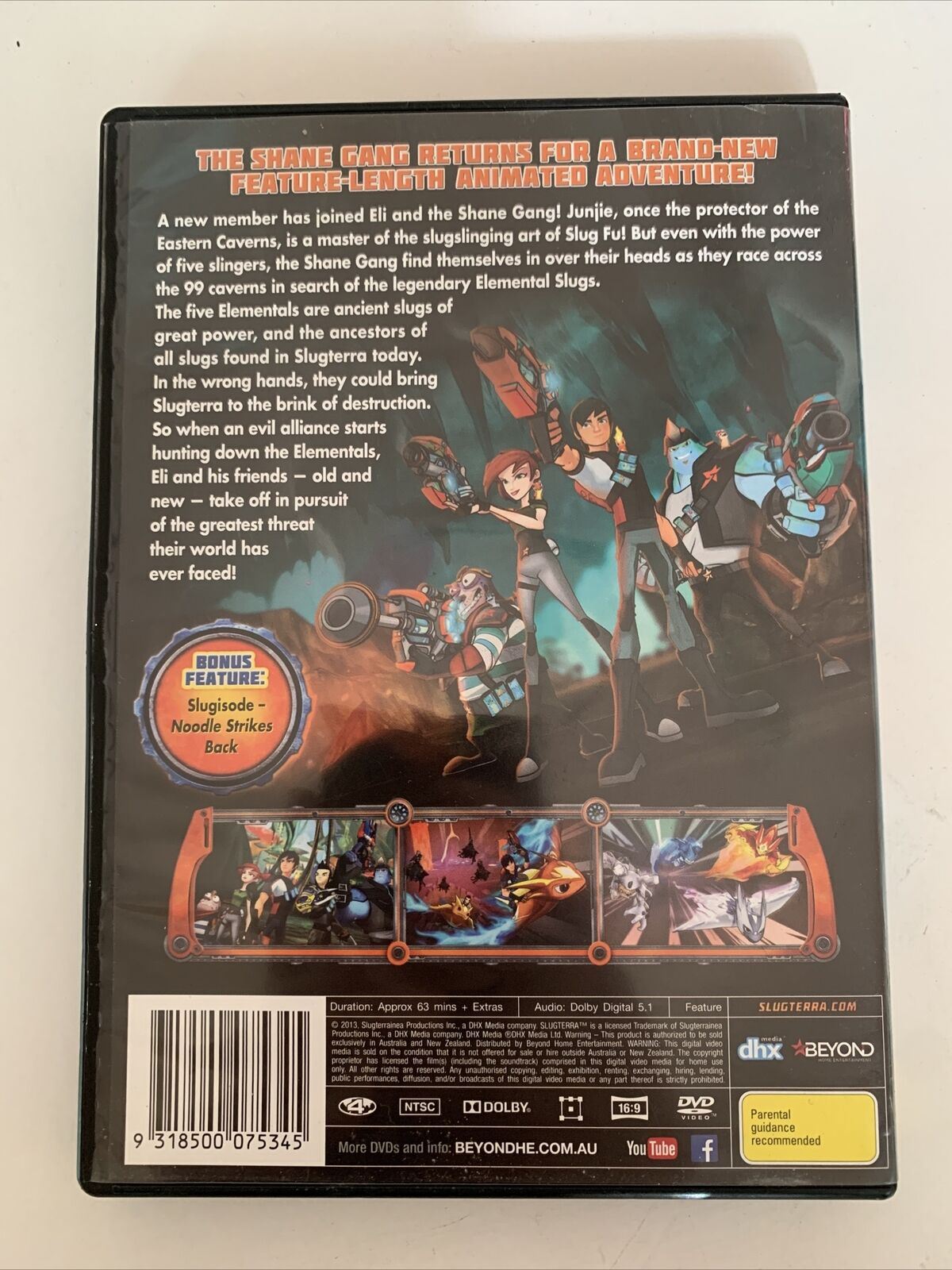 Slugterra - Return Of The Elementals (DVD) All Regions