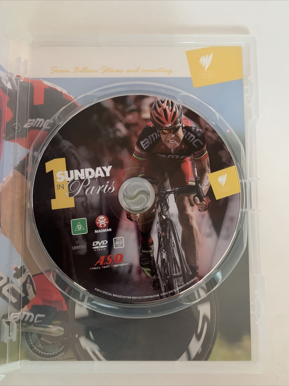 1 Sunday In Paris (DVD, 2012) Tour de France - Cadel Evans. All Regions