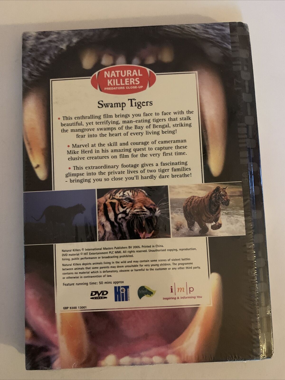 *New Sealed* Swamp Tigers (DVD & Book) All Regions