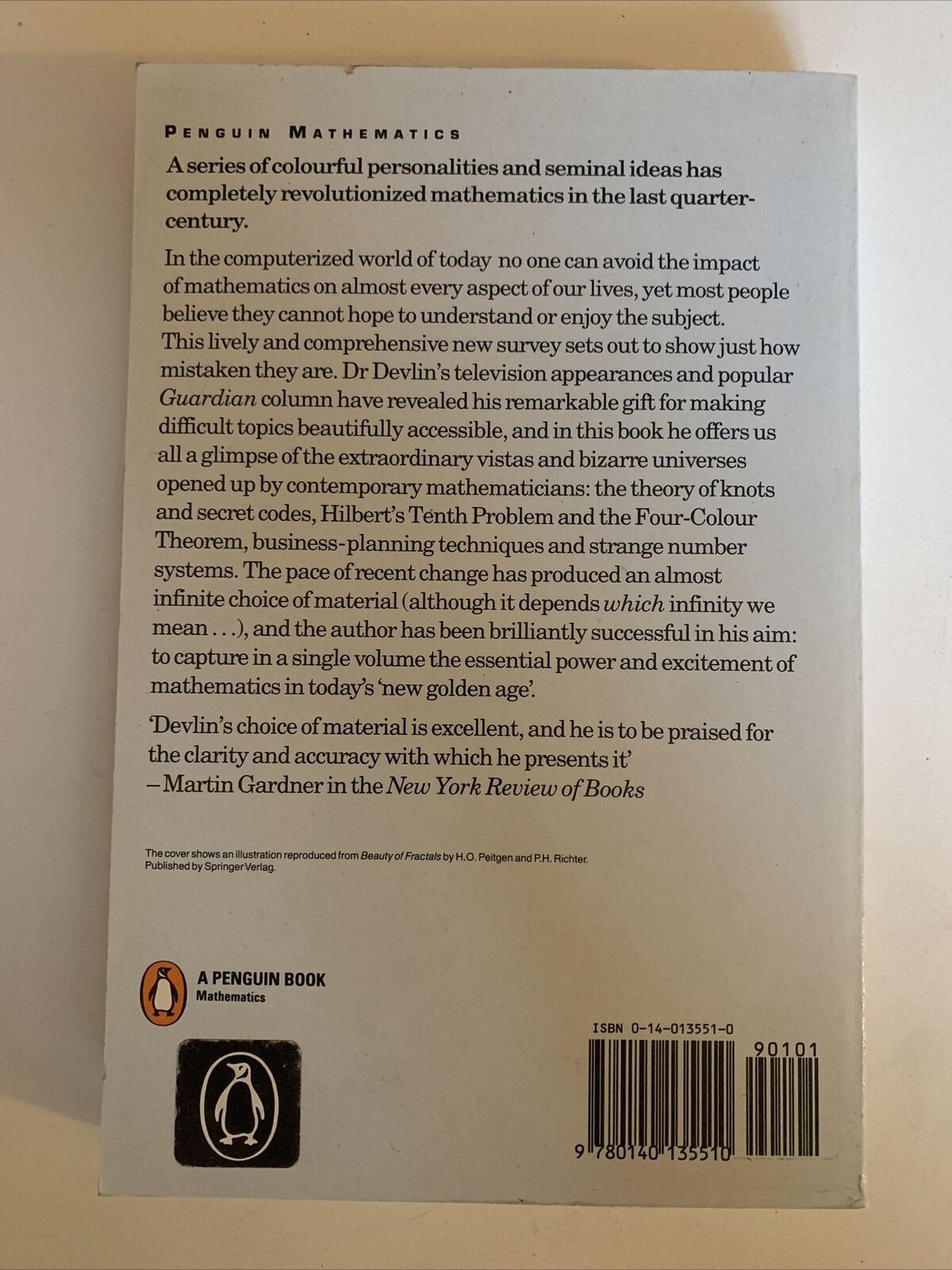 Mathematics: The New Golden Age - Keith Devlin 1990
