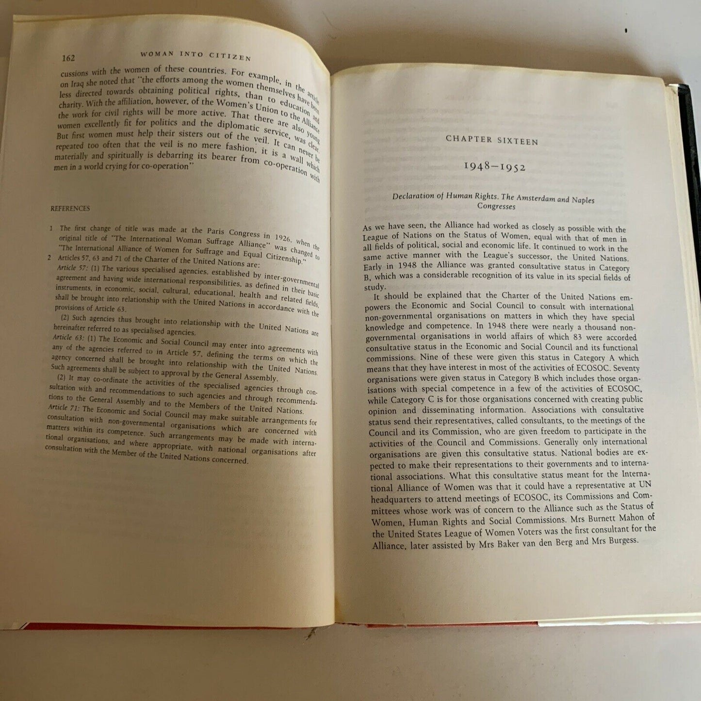 Woman Into Citizen by Arnold Whittick - 1979 1st Edition Hardcover