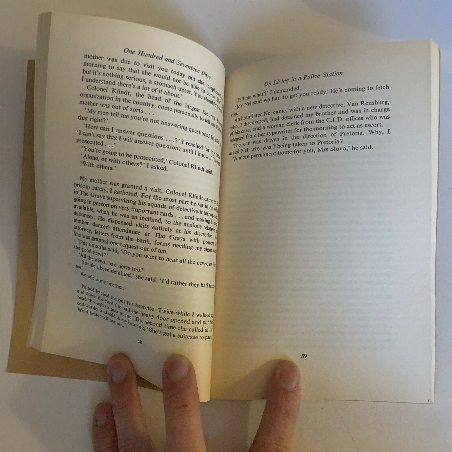 117 Days Imprisonment in South Africa by Ruth First (Medium Paperback, 1988)