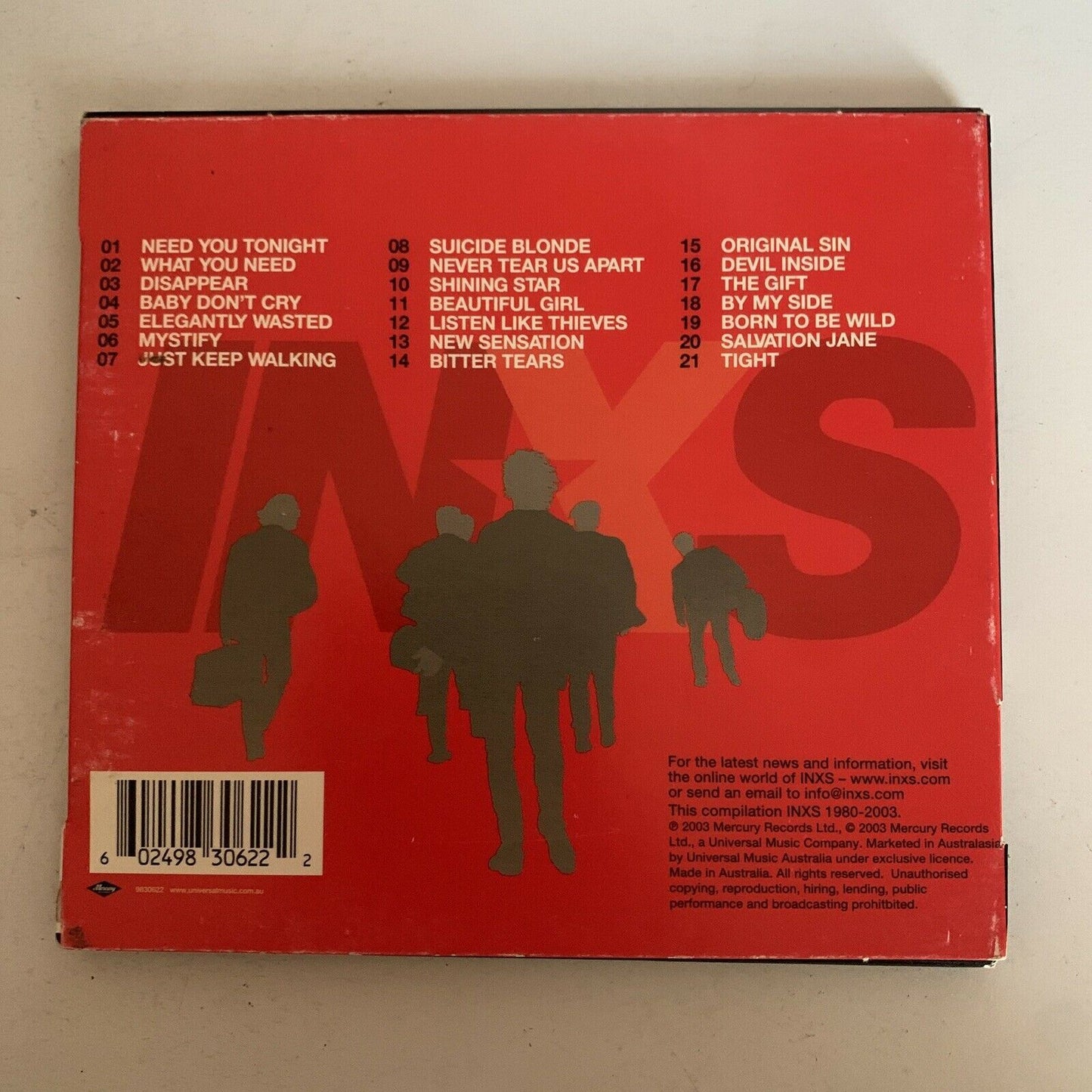 Definitive INXS - Limited Edition CD 2003