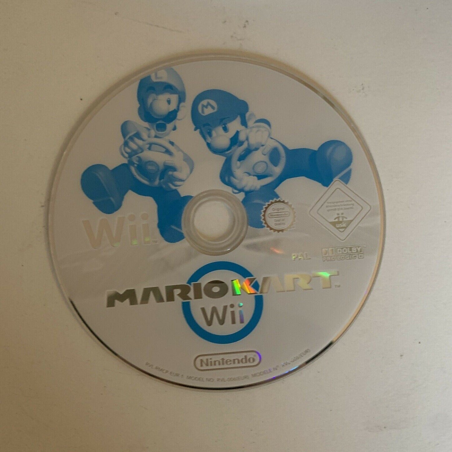 Mario Kart Wii & Wheel - Nintendo Wii PAL Game with Wheel Accessory Complete