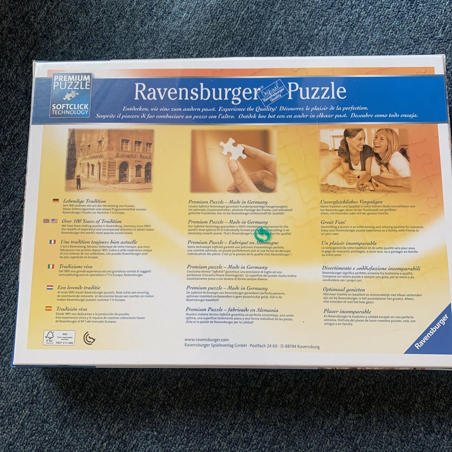*New Sealed* Ravensburger Venice La Dolce Vita 1000 Piece Jigsaw Puzzle