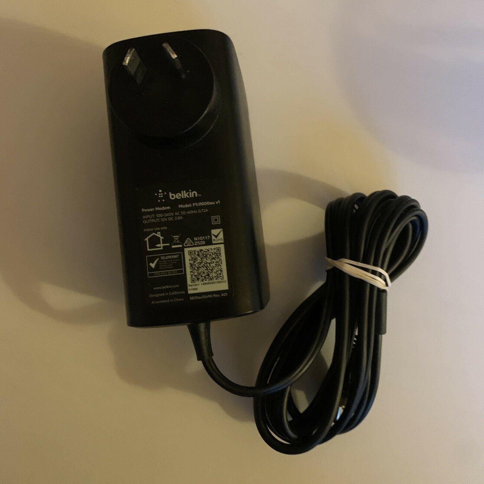 Belkin Power Modem F9J1000au AC Adapter Power Supply 12V Retro Unit