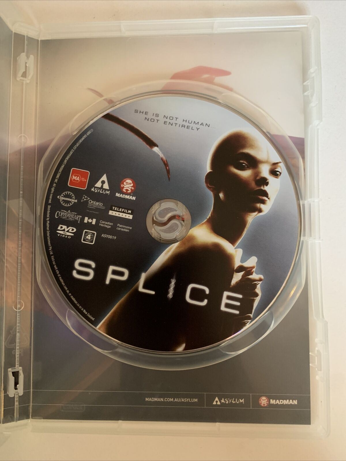 Splice (DVD, 2009) Adrien Brody, Sarah Polley, Delphine Chanéac. Region 4