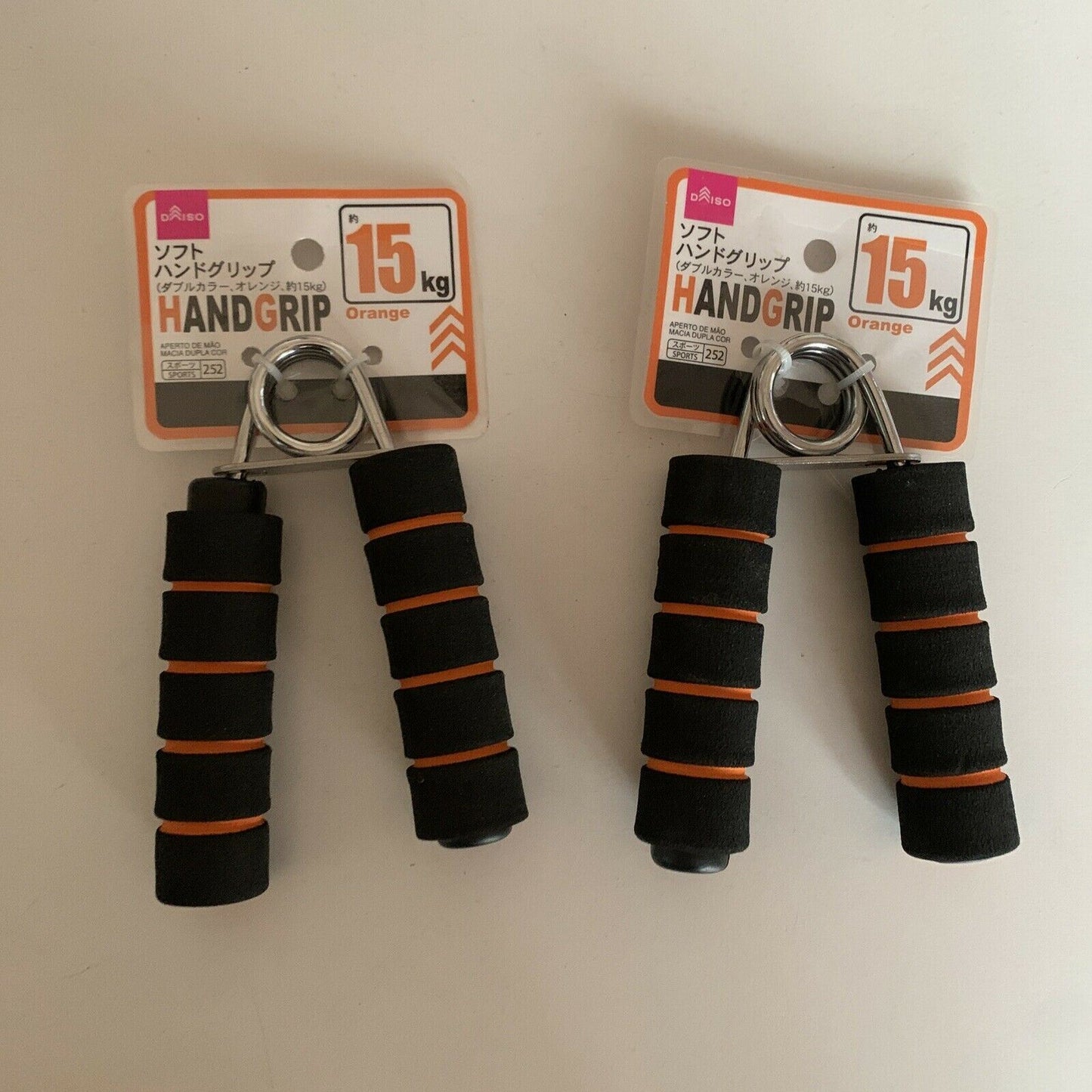 2x 15kg Handgrip Hand Grip Trainer and Strengthener