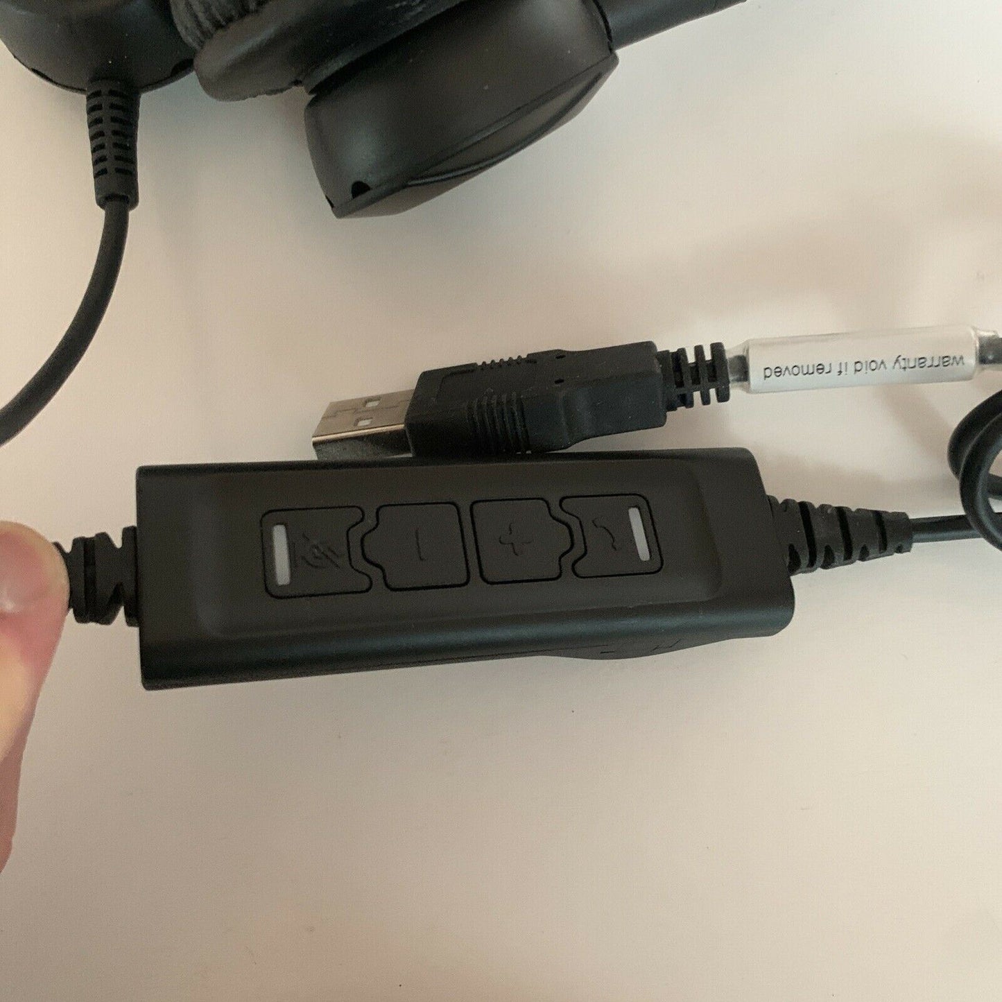 Polaris SoundPro USB Headset Plus Binaural *Working But Missing Foam Pad*