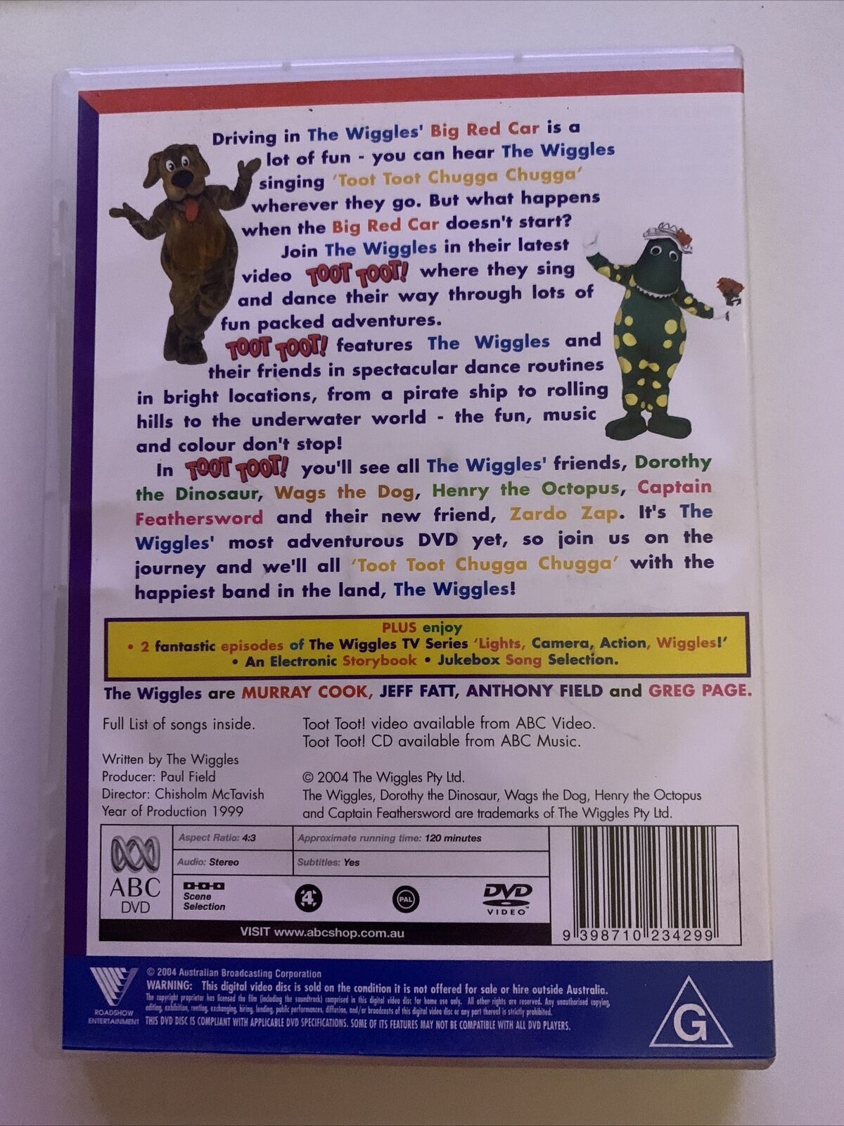 The Wiggles - Toot Toot! (DVD) All Regions