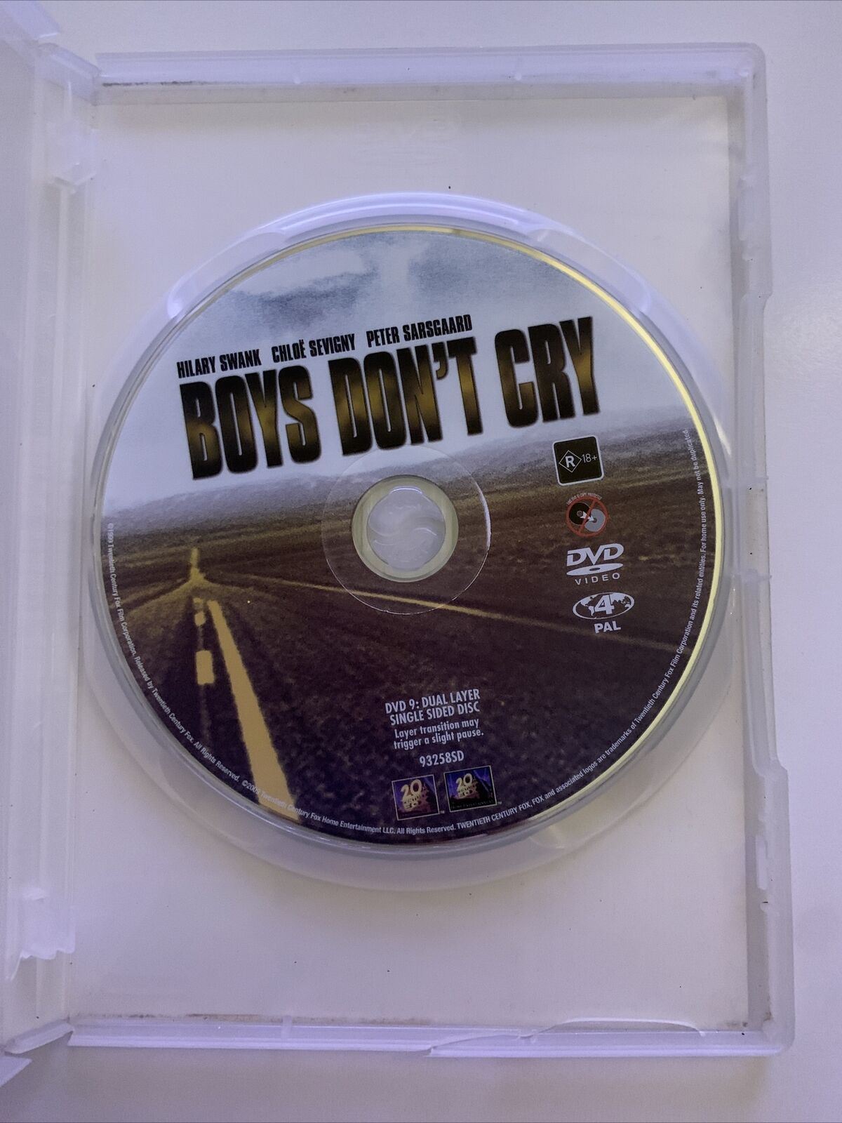 Boys Don't Cry (DVD, 1999) Hilary Swank, Chloë Sevigny. Region 4&2