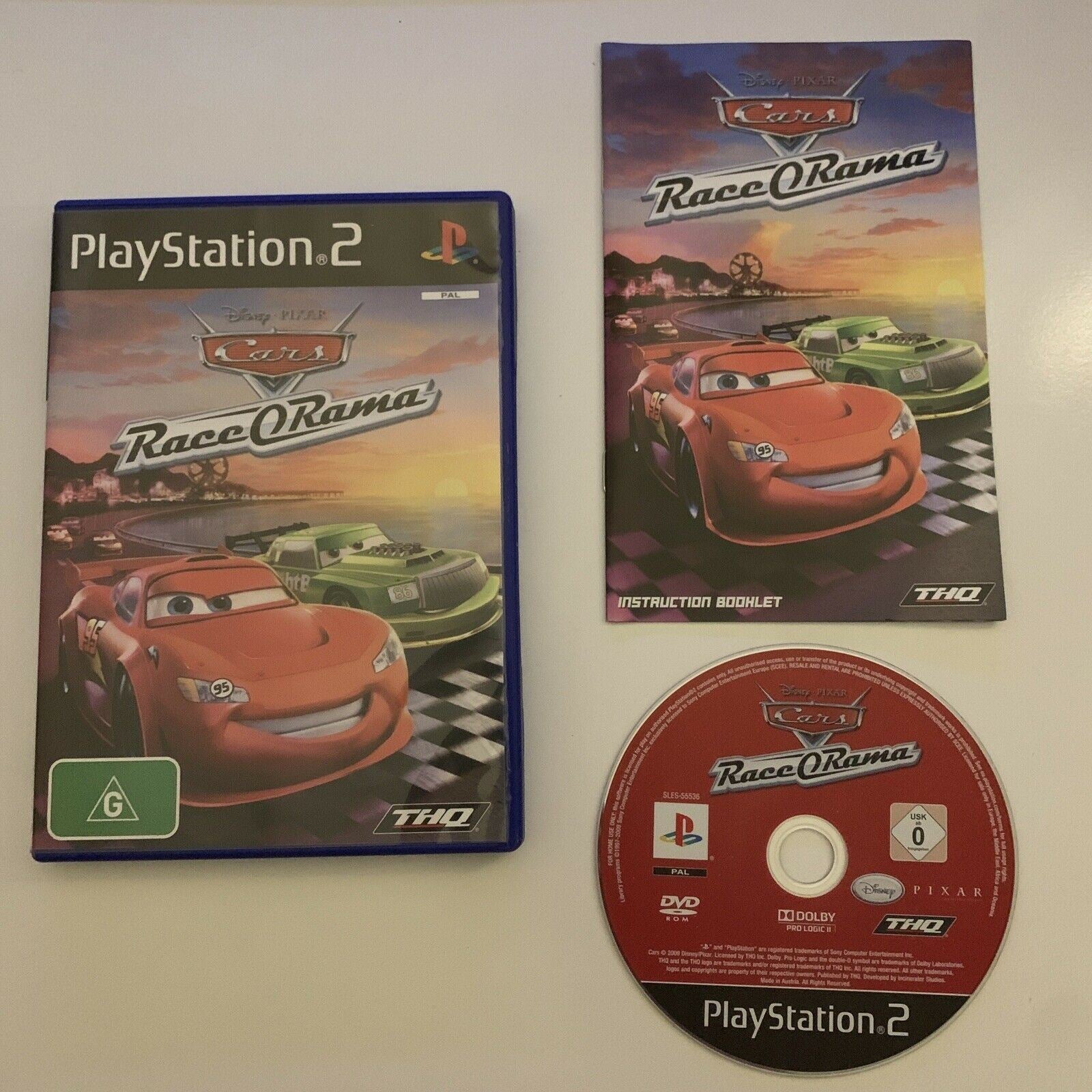 Disney-Pixar: Cars Race O'Rama (Sony Playstation 2/PS2; 2009)  ☆Complete☆Tested☆ 752919461808