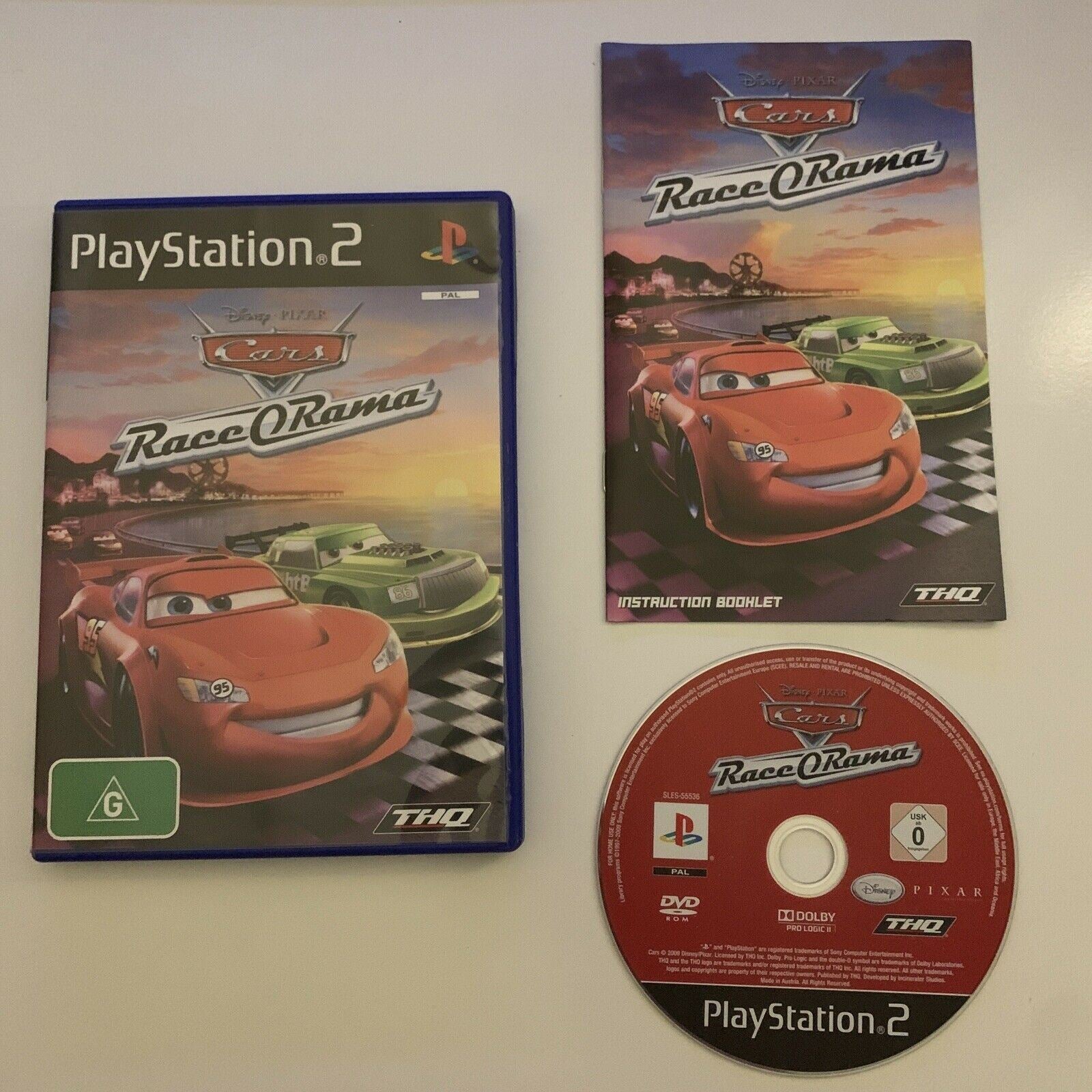 Cars Race O-Rama DVD ISO RIPADO PS2