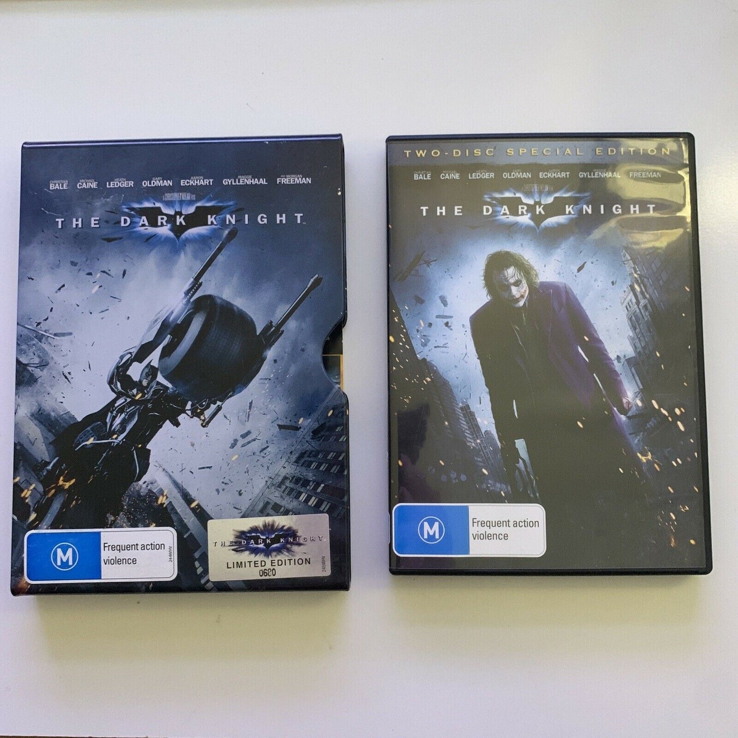 The Dark Knight - Steel Case Limited Edition (DVD) Christian Bale. Region 4