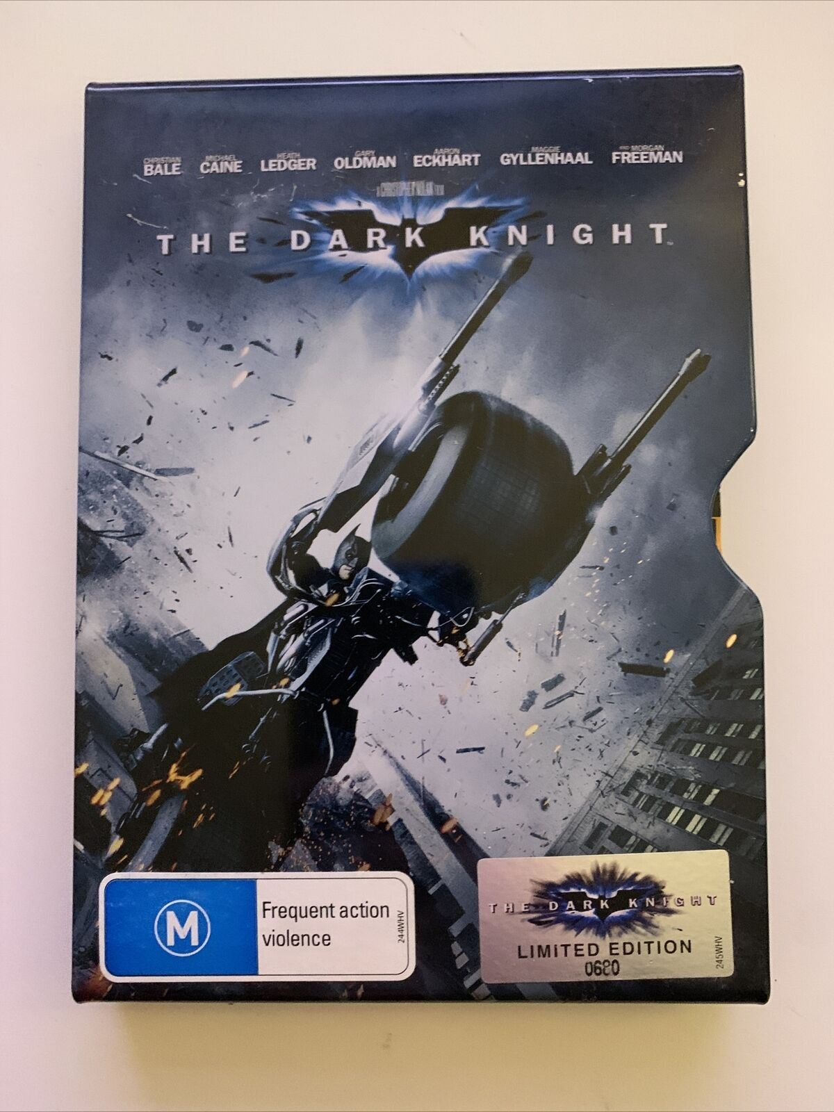 The Dark Knight - Steel Case Limited Edition (DVD) Christian Bale. Region 4