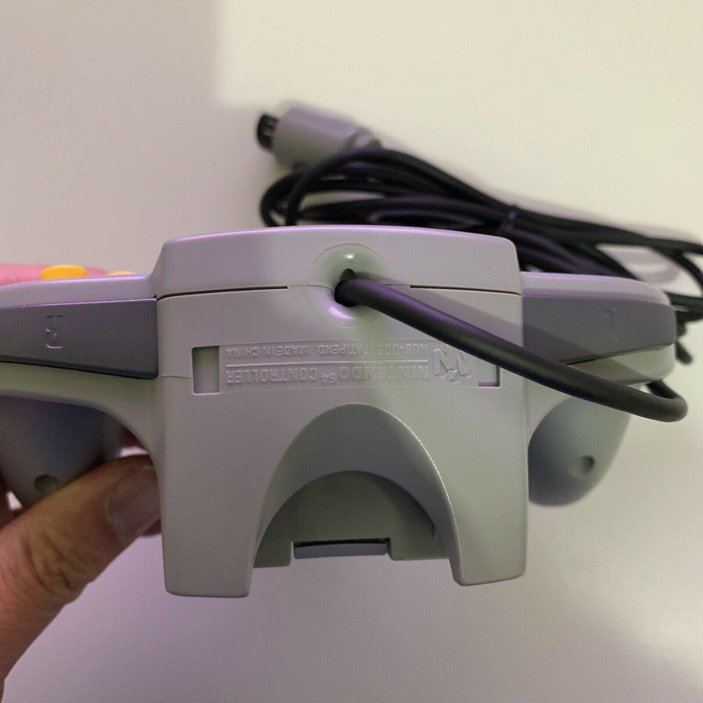 Official Nintendo 64 Controller Grey - Joystick Firm, Tested, Clean & Sterilized