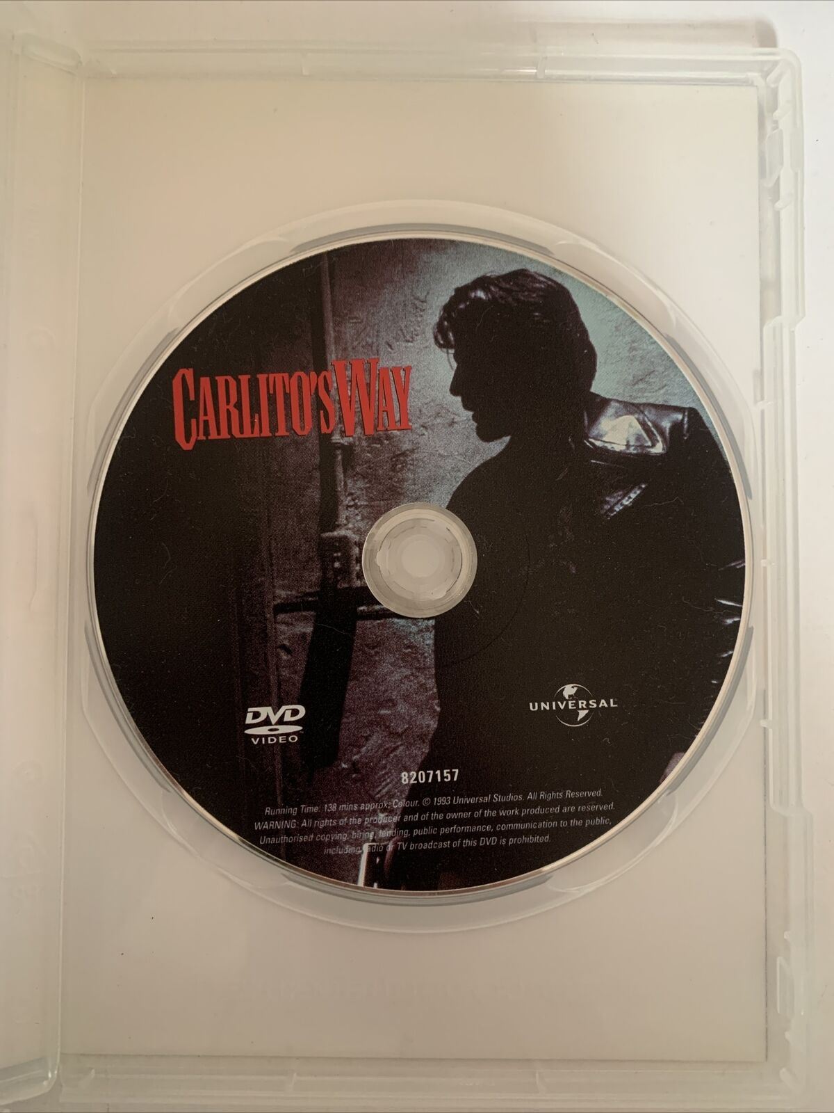 Carlito's Way (DVD, 1993) Al Pacino, Sean Penn, Penelope Ann Miller. Region 4